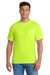 Port & Co Men's   Core Blend Pocket Tee