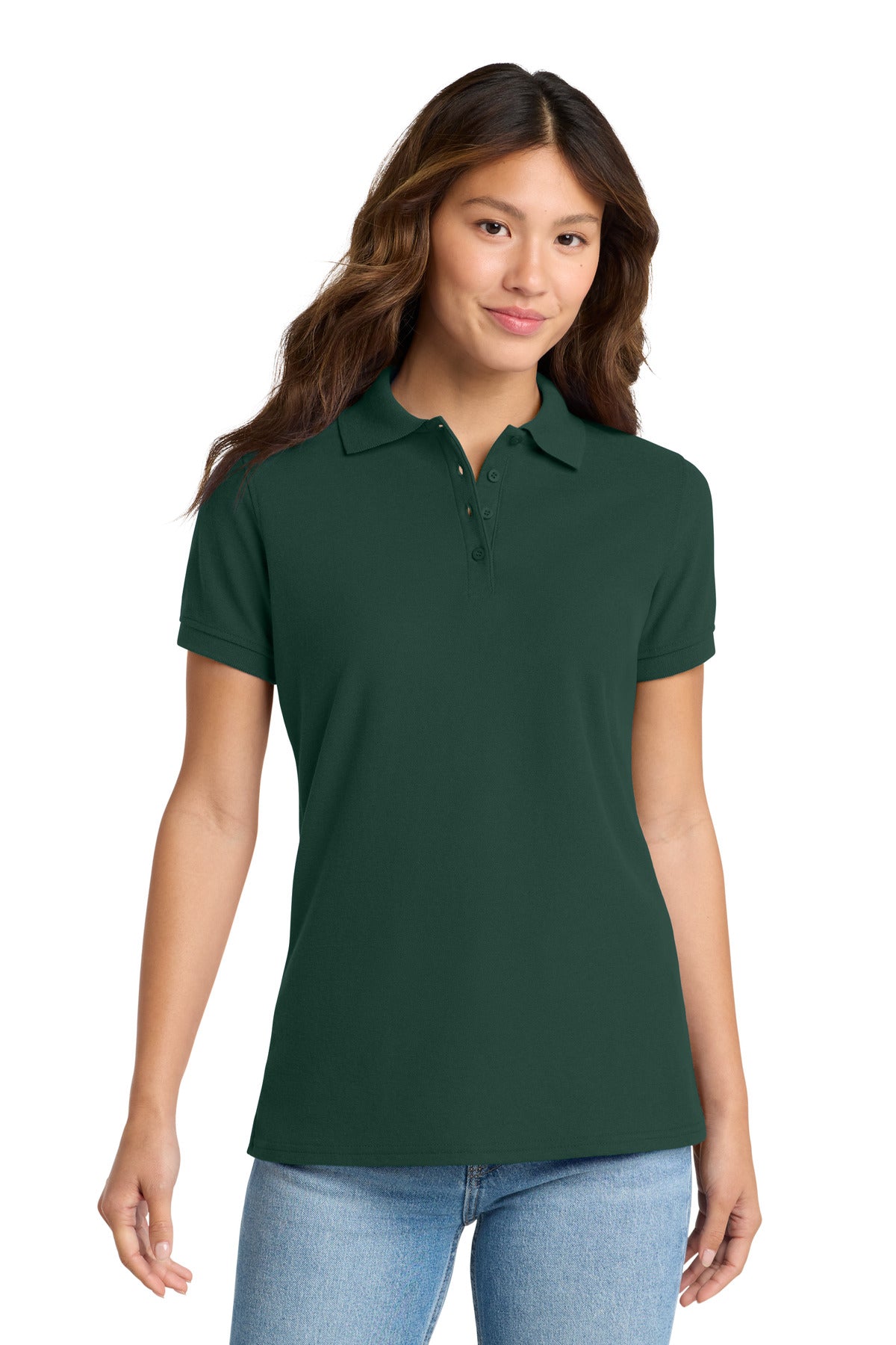 Port & Co Women's   Core Blend Pique Polo