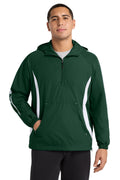 Sport-Tek Men's   Colorblock Raglan Anorak