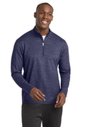 Sport-Tek Men's    Sport-Wick    Stretch Reflective Heather 1/2-Zip Pullover