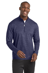 Sport-Tek Men's    Sport-Wick    Stretch Reflective Heather 1/2-Zip Pullover