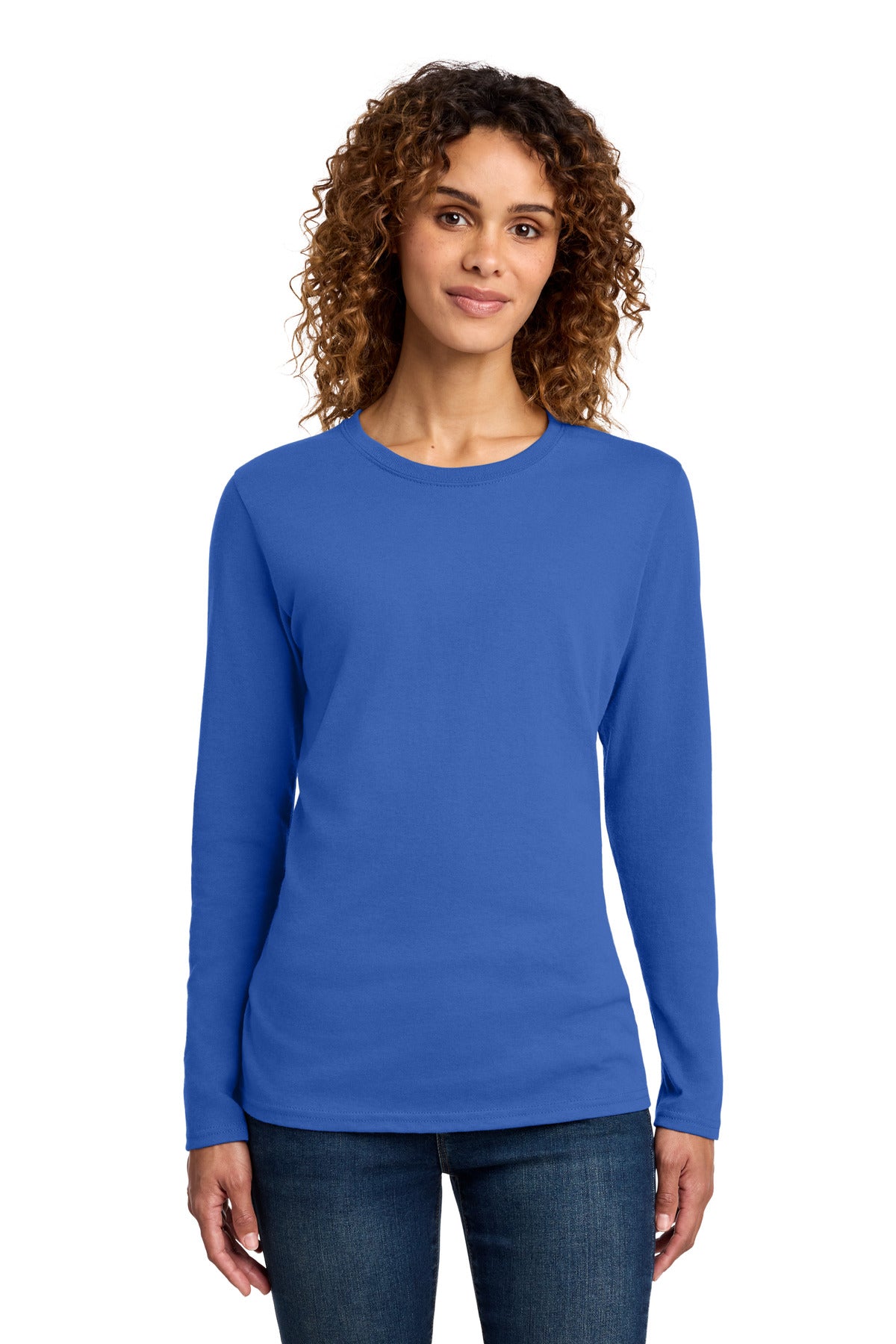 Port & Co Women's   Long Sleeve Core Cotton Tee