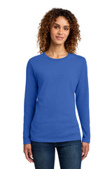 Port & Co Women's   Long Sleeve Core Cotton Tee