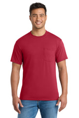 Port & Co Men's   Core Blend Pocket Tee