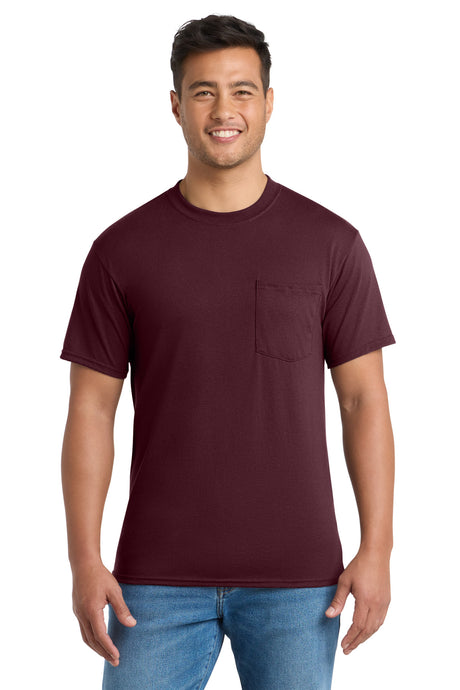Port & Co Men's   Core Blend Pocket Tee