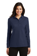 Port Authority Women's   Silk Touch Long Sleeve Polo