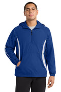 Sport-Tek Men's   Colorblock Raglan Anorak