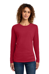 Port & Co Women's   Long Sleeve Core Cotton Tee