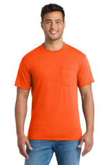 Port & Co Men's   Core Blend Pocket Tee