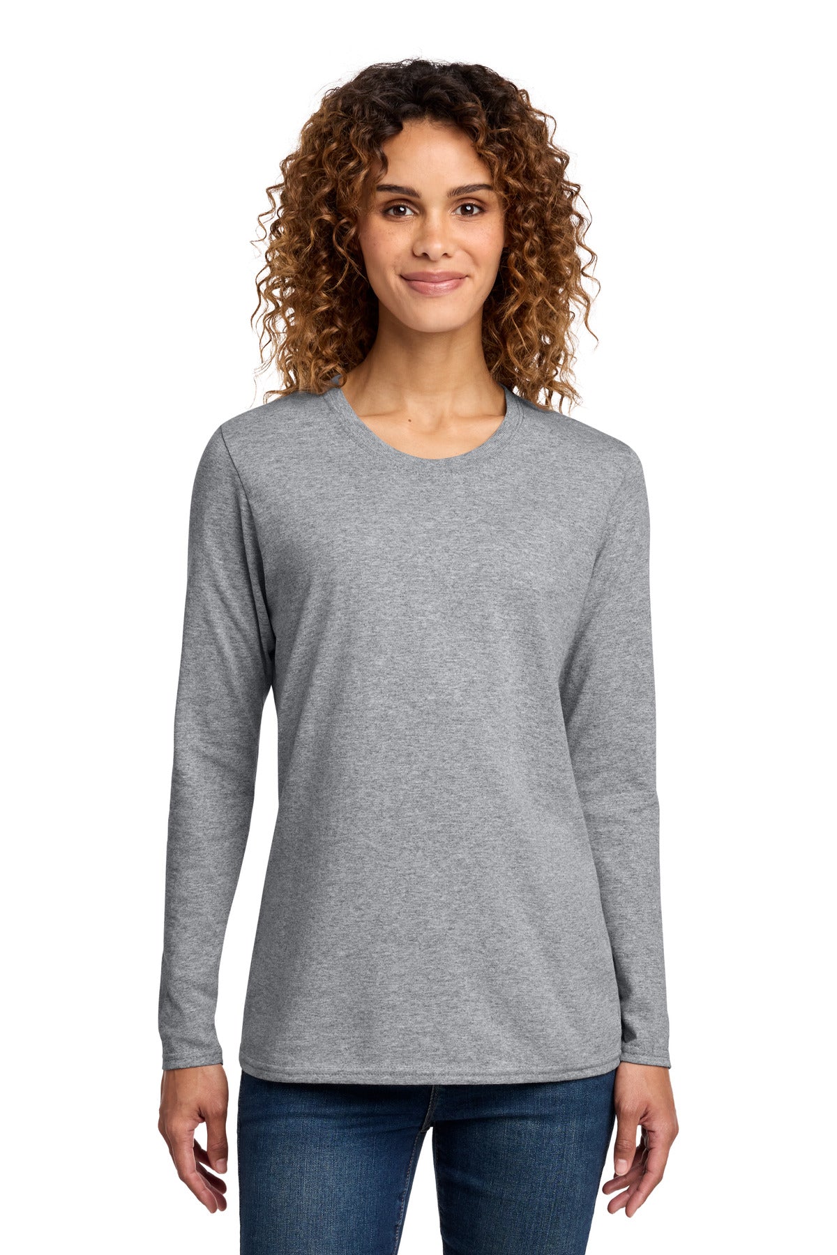 Port & Co Women's   Long Sleeve Core Cotton Tee