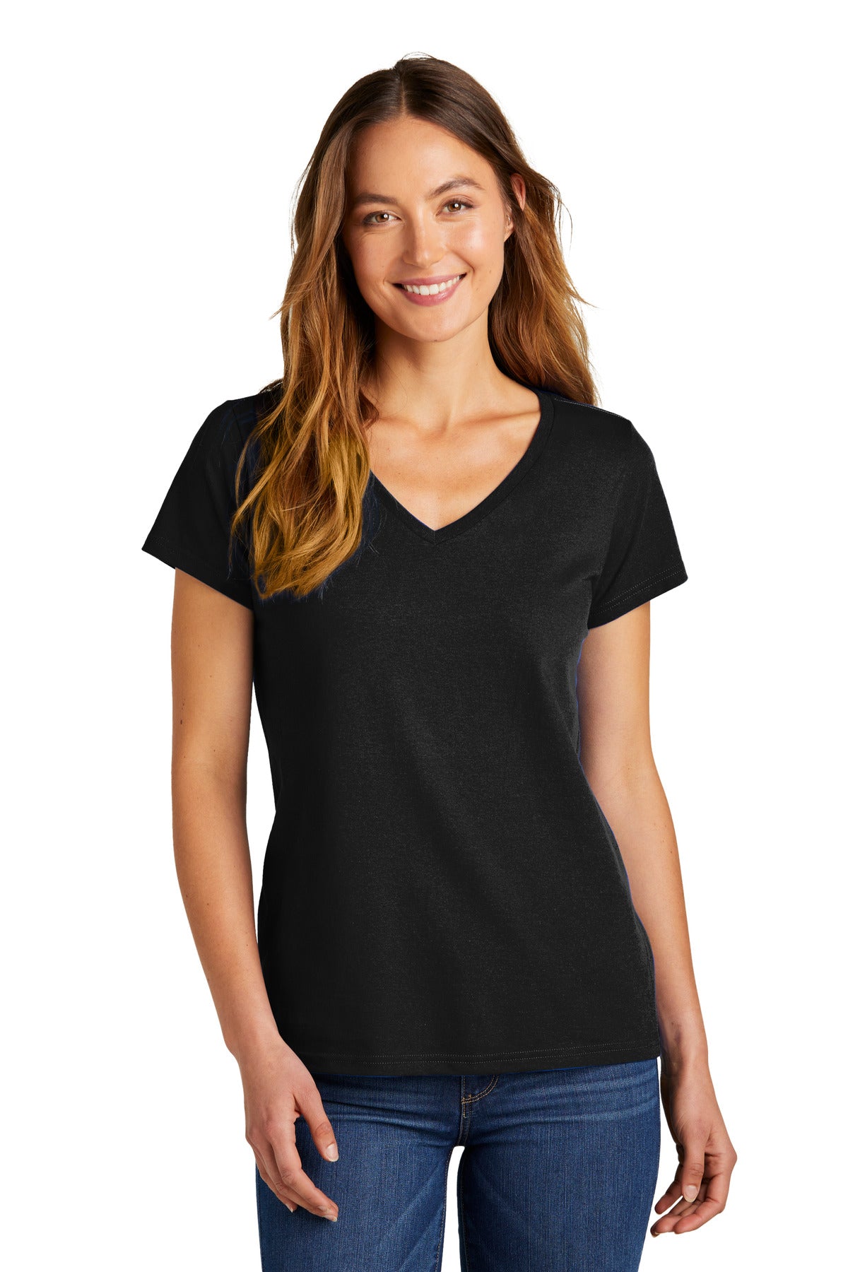District Women's   The Concert Tee   V-Neck DT5002