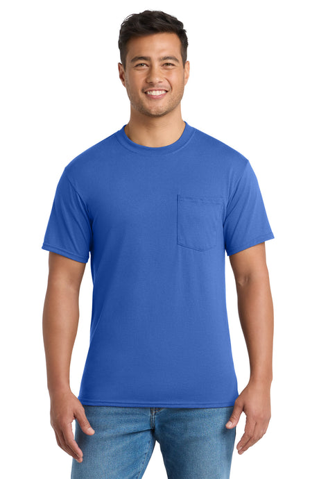 Port & Co Men's   Core Blend Pocket Tee