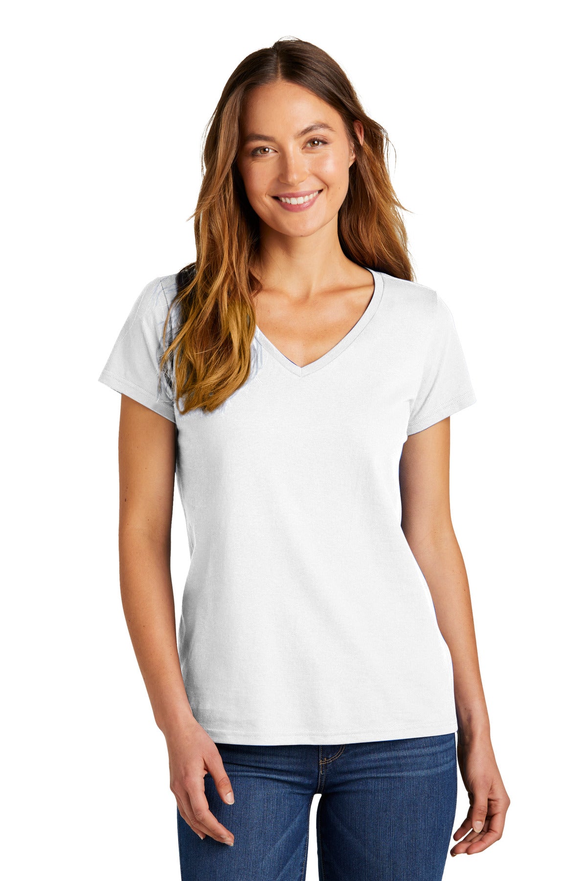 District Women's   The Concert Tee   V-Neck DT5002