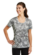 Sport-Tek Women's   Mineral Freeze Scoop Neck Tee