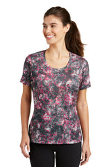 Sport-Tek Women's   Mineral Freeze Scoop Neck Tee