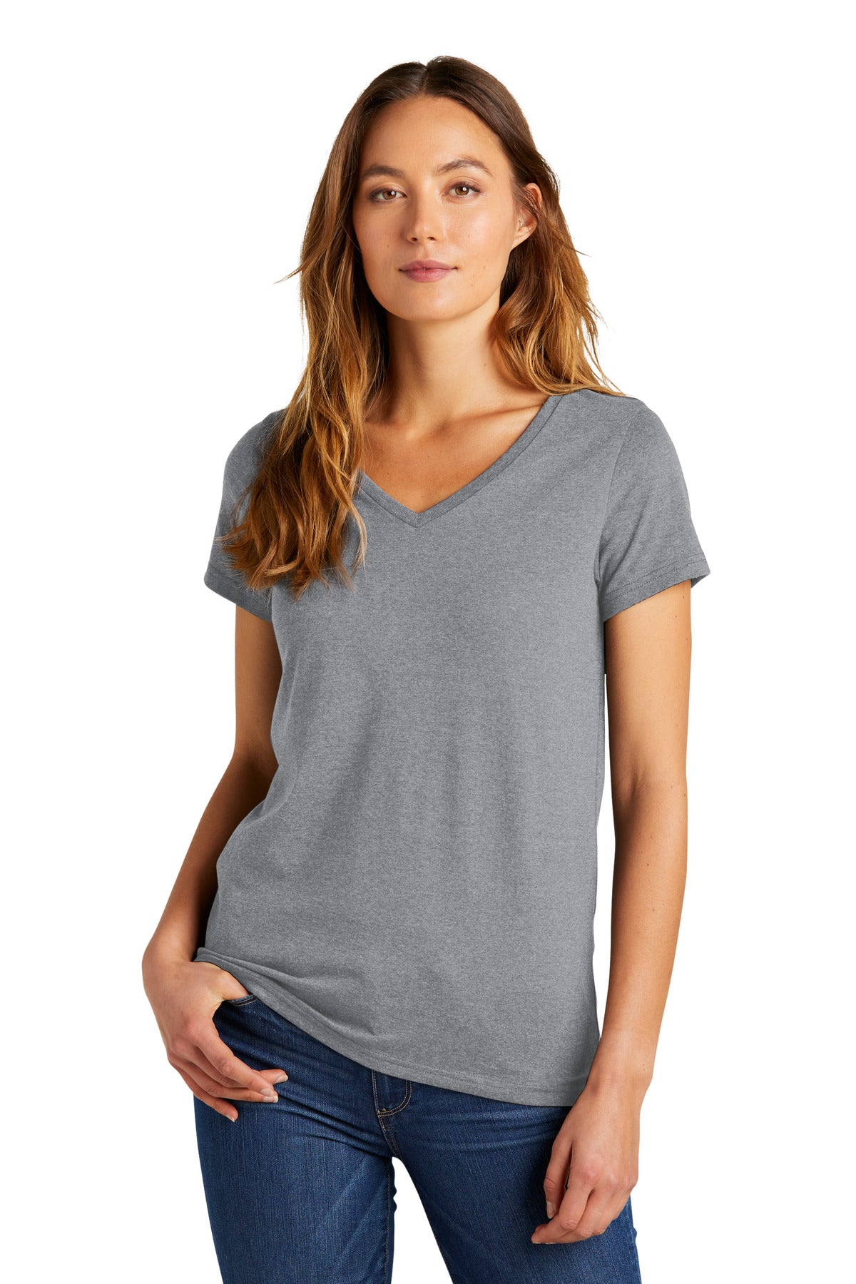District Women's   The Concert Tee   V-Neck DT5002