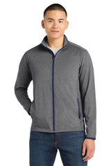 Sport-Tek Men's   Sport-Wick   Stretch Contrast Full-Zip Jacket