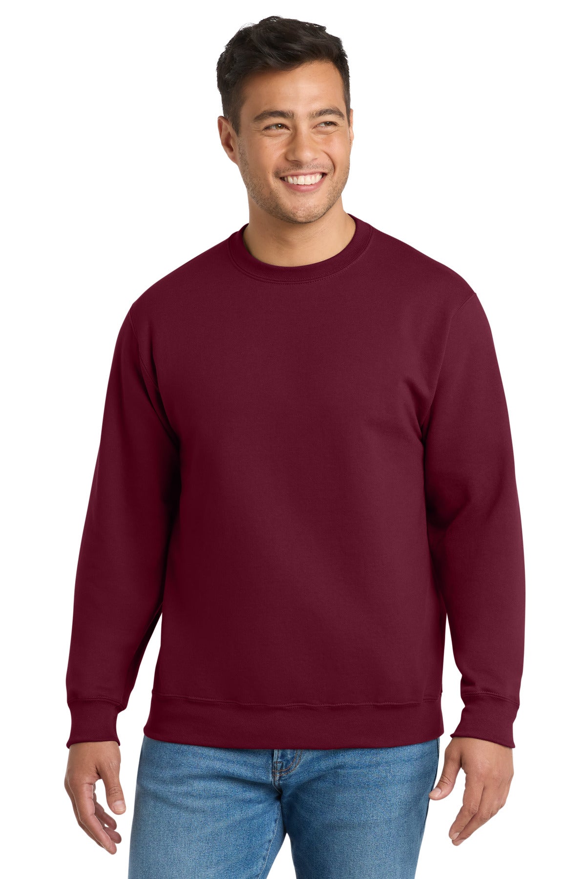 Port & Co Men's   Essential Fleece Crewneck Sweatshirt