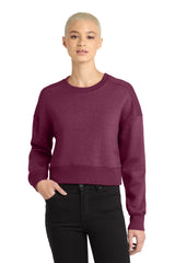 District Women's    Perfect Weight    Fleece Cropped Crew DT1105