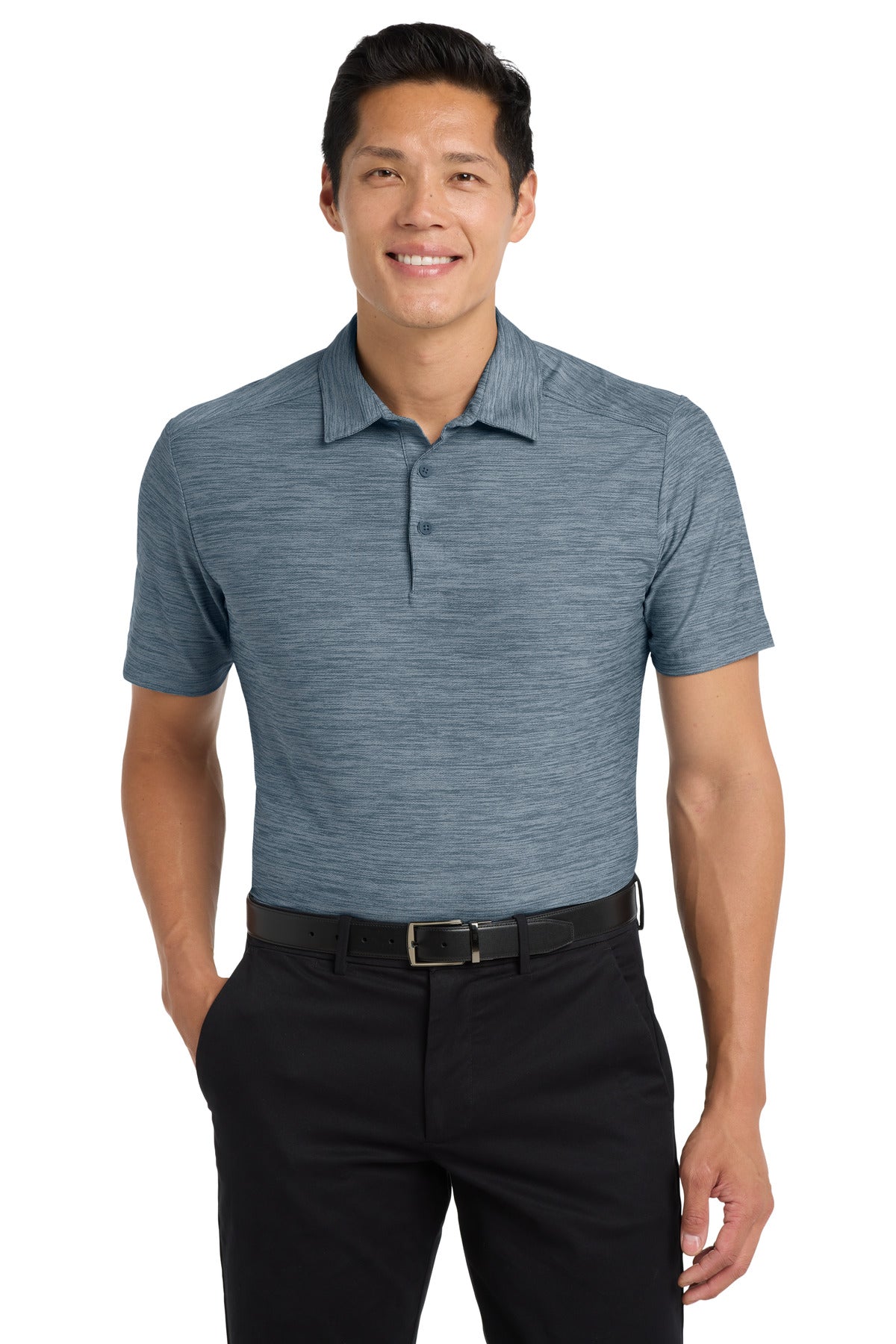 Port Authority Men's    Stretch Heather Polo K583