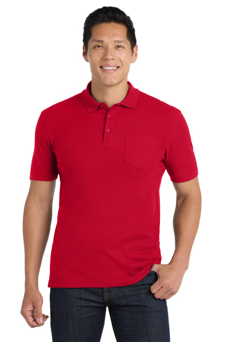 Port Authority Men's   Core Classic Pique Pocket Polo