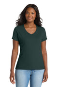 Port & Co Women's   Performance Blend V-Neck Tee