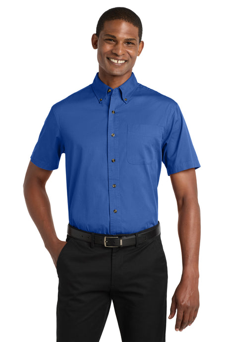 Port Authority Men's   Short Sleeve Twill Shirt