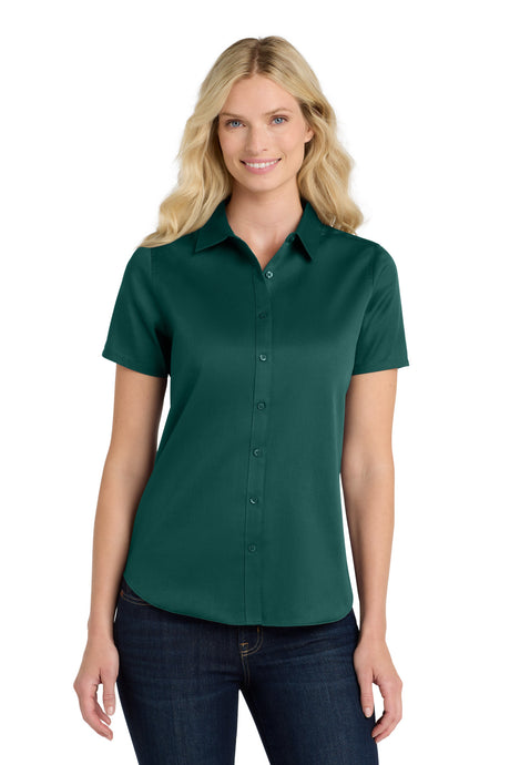 Port Authority Women's   Short Sleeve SuperPro React  Twill Shirt