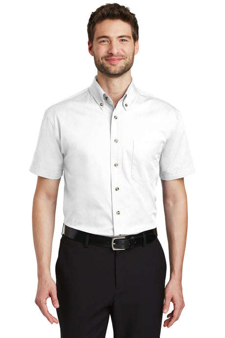 Port Authority Men's   Short Sleeve Twill Shirt