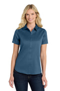 Port Authority Women's   Short Sleeve SuperPro React  Twill Shirt