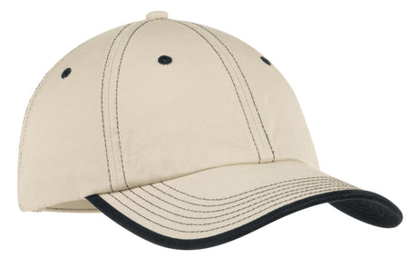 Port Authority    Vintage Washed Contrast Stitch Cap