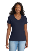 Port & Co Women's   Performance Blend V-Neck Tee