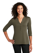 Port Authority Women's     UV Choice Pique Henley LK750