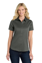 Port Authority Women's   Short Sleeve SuperPro React  Twill Shirt