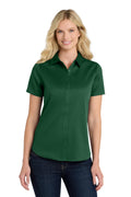 Port Authority Women's   Short Sleeve SuperPro React  Twill Shirt