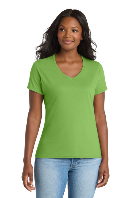Port & Co Women's   Performance Blend V-Neck Tee
