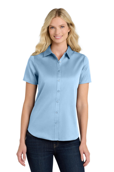 Port Authority Women's   Short Sleeve SuperPro React  Twill Shirt