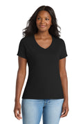 Port & Co Women's   Performance Blend V-Neck Tee