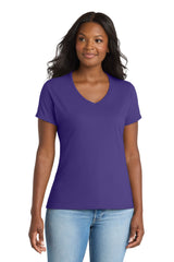 Port & Co Women's   Performance Blend V-Neck Tee