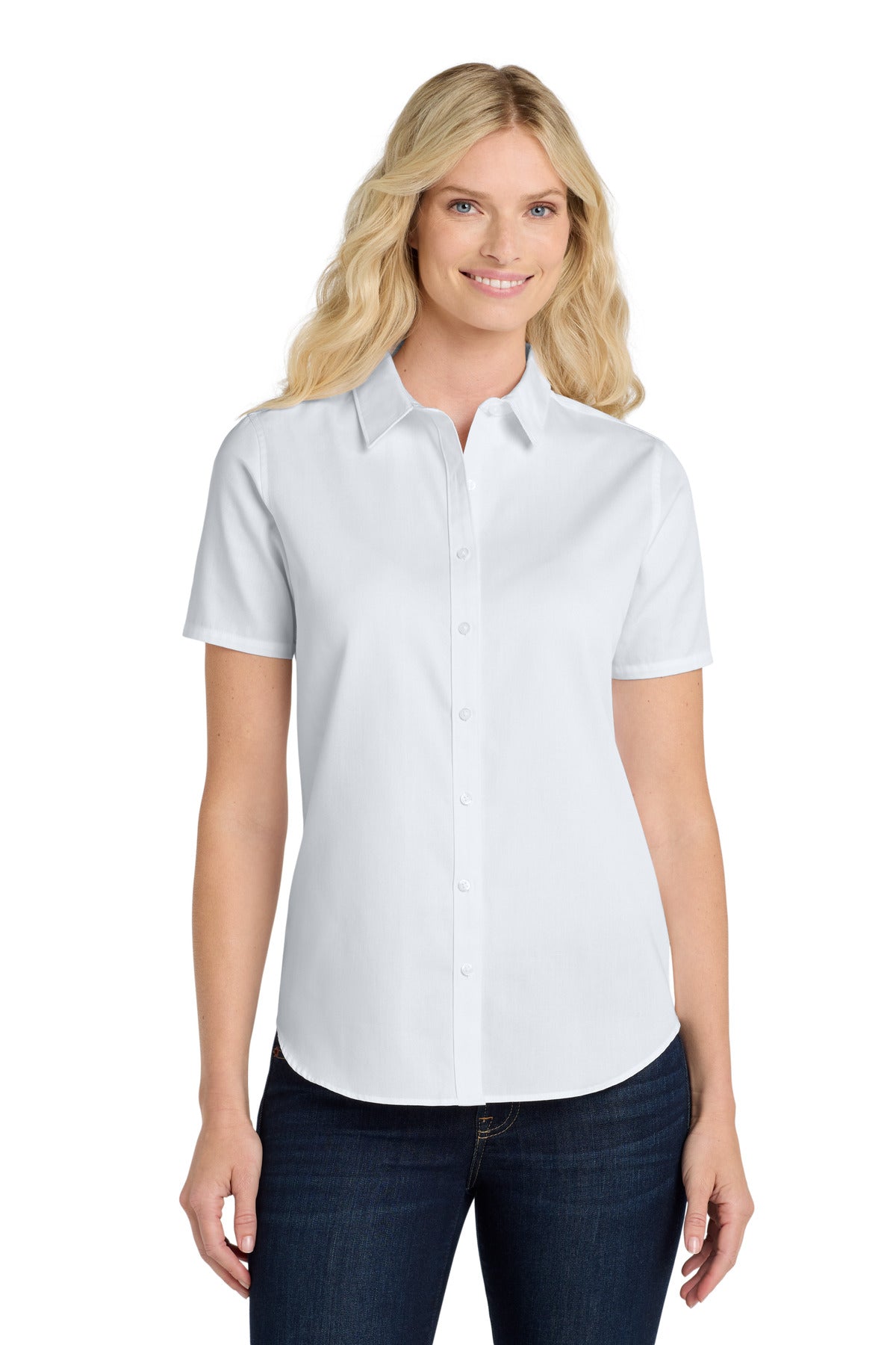 Port Authority Women's   Short Sleeve SuperPro React  Twill Shirt