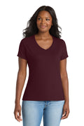 Port & Co Women's   Performance Blend V-Neck Tee