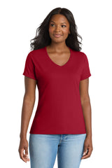 Port & Co Women's   Performance Blend V-Neck Tee