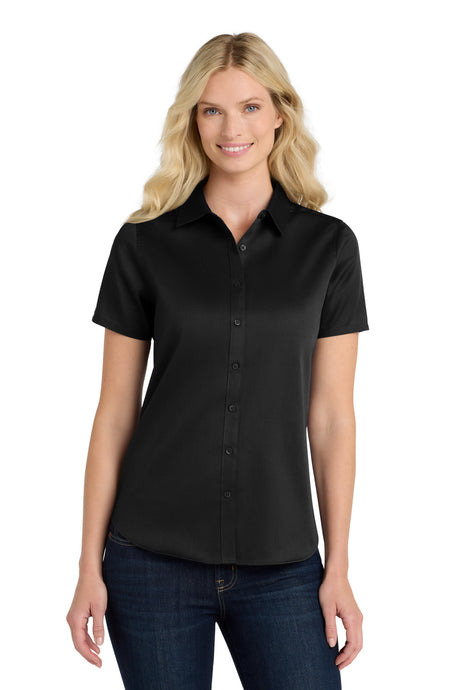 Port Authority Women's   Short Sleeve SuperPro React  Twill Shirt