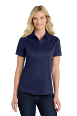Port Authority Women's   Short Sleeve SuperPro React  Twill Shirt