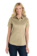 Port Authority Women's   Short Sleeve SuperPro React  Twill Shirt