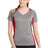 Sport-Tek Women's   Heather Colorblock Contender   V-Neck Tee