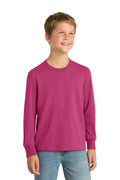 Port & Co Youth   Long Sleeve Core Cotton Tee