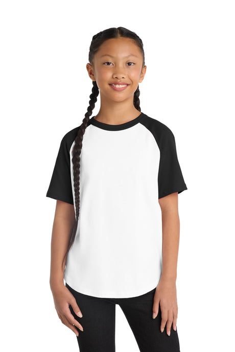 Sport-Tek Youth   Short Sleeve Colorblock Raglan Jersey