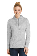 Sport-Tek Women's   PosiCharge   Electric Heather Fleece Hooded Pullover