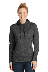 Sport-Tek Women's   PosiCharge   Electric Heather Fleece Hooded Pullover